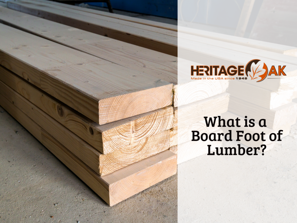 What is a Board Foot of Lumber