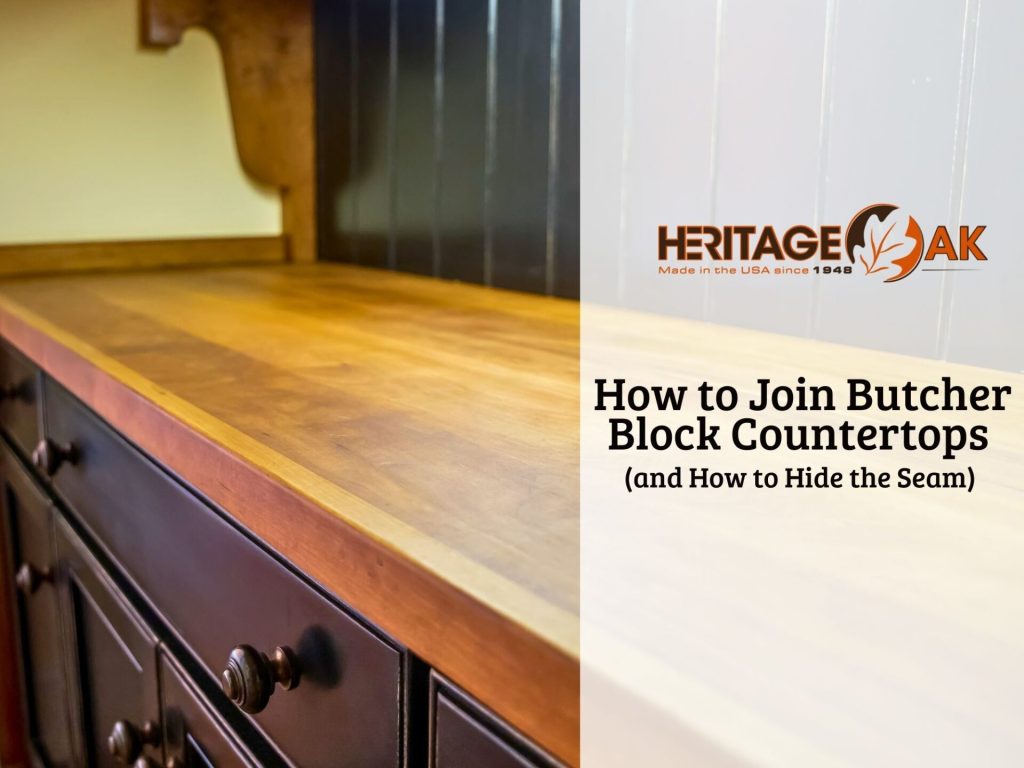 How to Join Butcher Block Countertops (and how to hide the seam)